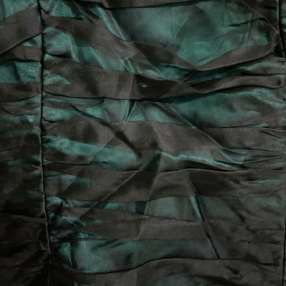 JULIANA COLLEZIONE Women’s Black & Green Formal Party Spaghetti Strap Top Sz-S - Picture 4 of 7